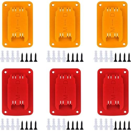 Tool Mount for Dewalt,6 Pack Tool Hanger Holder Compatible for Dewalt 14.4V/18V/20V,M18 Tools