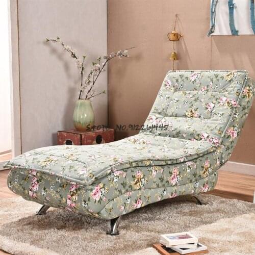 Lazy sofa single small apartment chaise lounge chair creative leisure multifunctional sofa bed living room balcony lunch break c