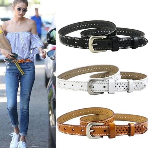 Hot Sale Genuine Leather Female Waist Strap Top Pin Buckle Belts High Quality Luxury Women Belt For Women Lady Waistband