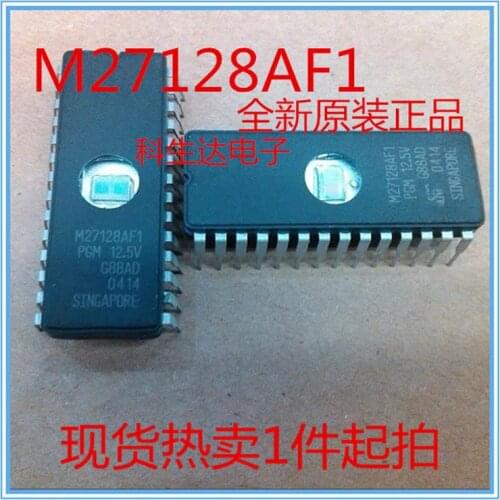 M27128a-2f1 new memory m27c128af1 / 12f1 cdip-28
