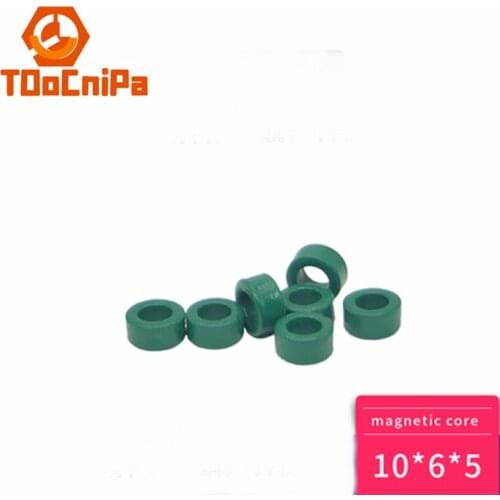 100-500pcs Magnetic Ring Ferrite PC40 Core 10x6x5 Anti-interference Frequency Converter Magnetic Ring Large Magnetic Ring