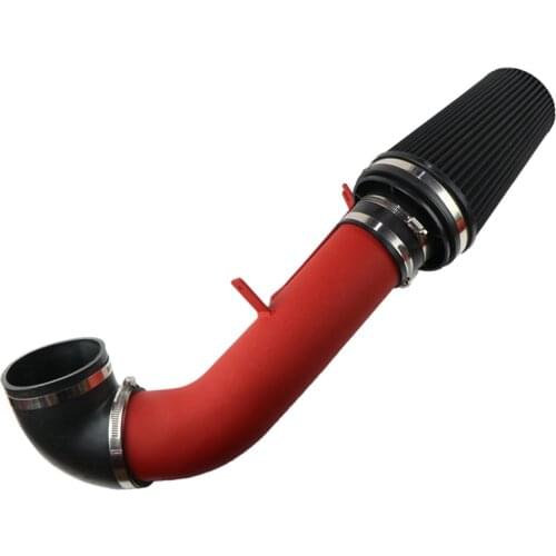 Air Filter Induction Kit Car High Flow Ducting Intake Bent Stretch Tube Intake Induction Pipe Aluminum Kit for GMC Chevrolet