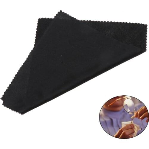 NoEnName_Null Lens Cloth Black Color Microfiber Cleaner Cleaning Cloth For Phone Screen Camera Lens Eye Glasses Lens