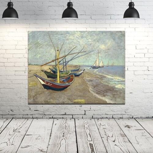 Van Gogh Holy Maries Of The Sea Canvas Posters Prints Wall Art Painting Decorative Picture Modern Living Room Home Decoration