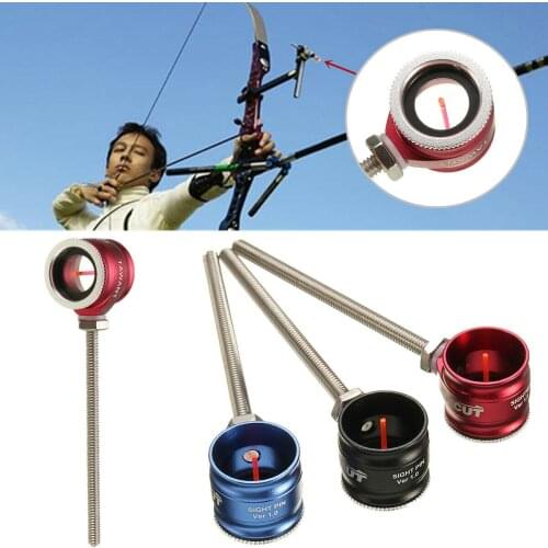 Multi-Color Archery Sight Aiming Point Pin Decut Tawant Acrylic Fiber Bar Recurve Bow Archery