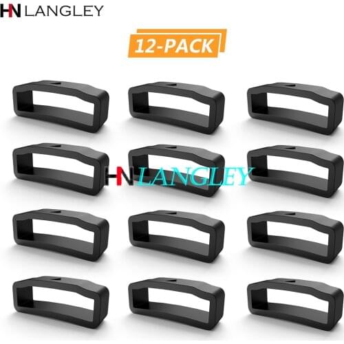 Silicone Fastener Ring for Garmin Fenix 3 5X 6X Silicone Bands 26mm Width Keepers for Fenix 3 / Fenix 3hr Bands Security Loop