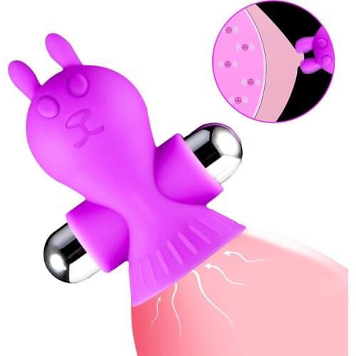 Silicone Nipple Clamps Suckers Vibrators Breast Clip Sex Toys for Women Breast Bigger Nipple Enlarger Suction Pump Toy for Adult