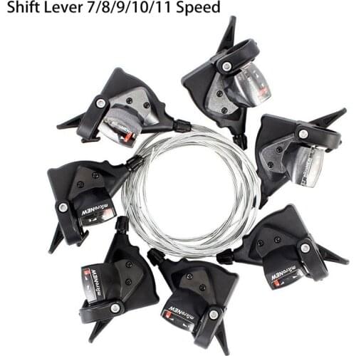 Bicycle Derailleur Right Left Shift Lever 7/8/9/10/11 Speed MTB Mountain 3x8 Speed Bicycle Shifters Bike Shifting Cycling Parts