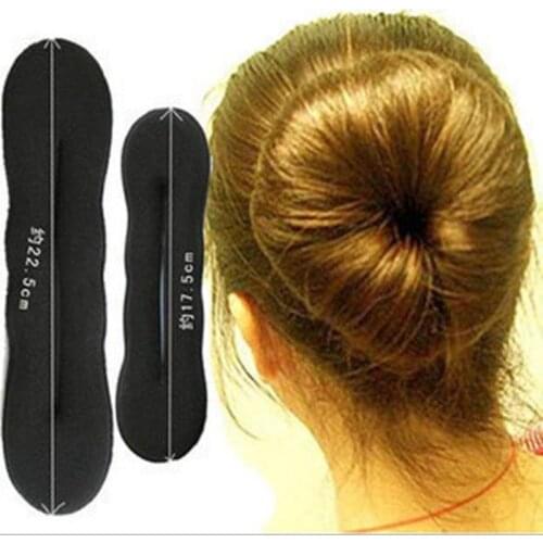 Hair Styling Magic Sponge Clip Foam Bun Curler Hairstyle Twist Maker Tool Hot Sale spda1a96