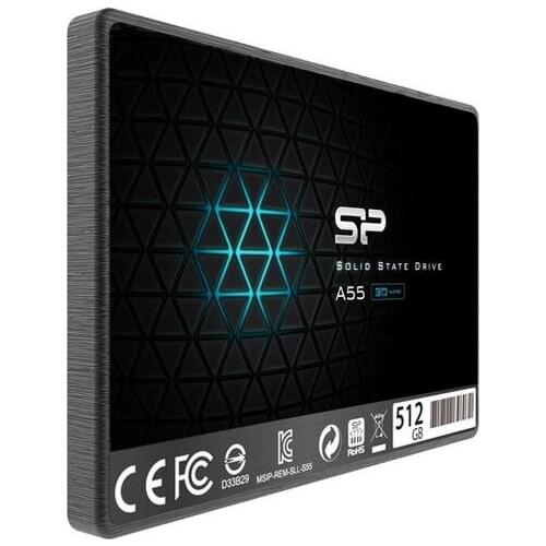 Hard Drive Silicon Power SP512GBSS3A55S25 512 GB SSD