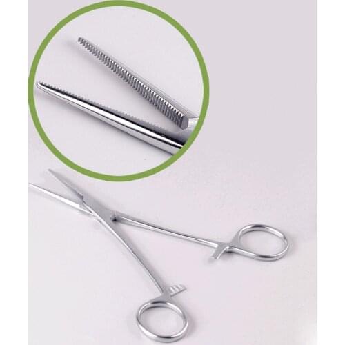 12.5-24cm Hemostatic forceps Straight tip Stainless steel pliers Surgical forceps Laboratory cutting pliers