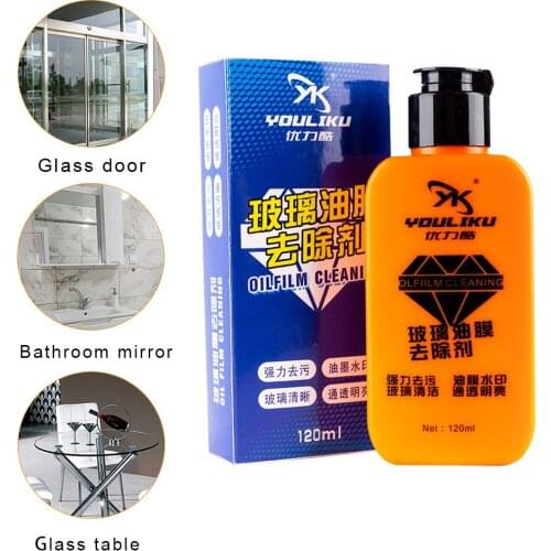 120ML Car Window Cleaning Windshield Glass Oil Film Remover Cleaning Agent Car Maintenance Cleaning Accessories