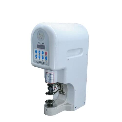 818 Automatic Electric Multifunction Button Sewing Machine , Single Head Direct Drive High Speed Fabric punching machine