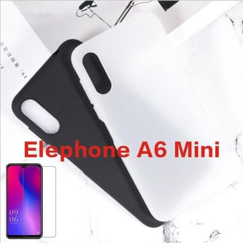 For Elephone A6 Mini Case For Elephone A6 Mini Cover + Screen Protector Tempered Glass Protective Film For Elephone A6 Mini