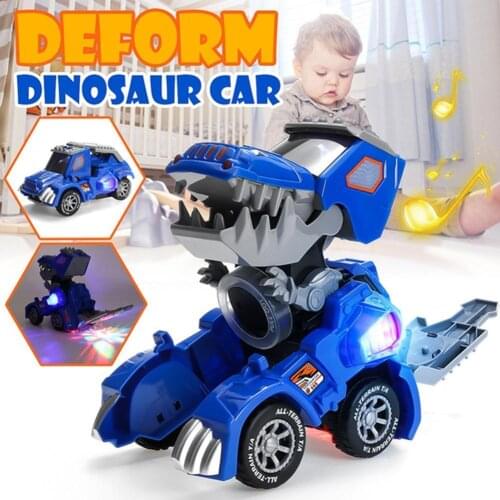 Childrens Electric Deformed Dinosaur Chariot With Car Electric Lantern Light Racing Dinosaur Hg-788 Music Toy Deformed Q4Q7
