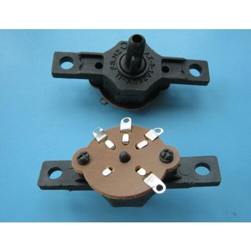 Electric Fan fittings 3 File Rotary Speed Gear Switch 1A 250V Plastci Black 49X14MM