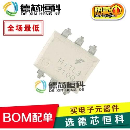 New original H11L3SR2M H11L3 H11L3S SMD SOP-6 photoelectric isolator optocoupler device