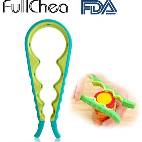 FullChea Cooking Tools Screw Cap Bottle Opener 4 In 1 Creative Gourd Shape Kitchen Tools Can Opener Bottle Openers Can Opener