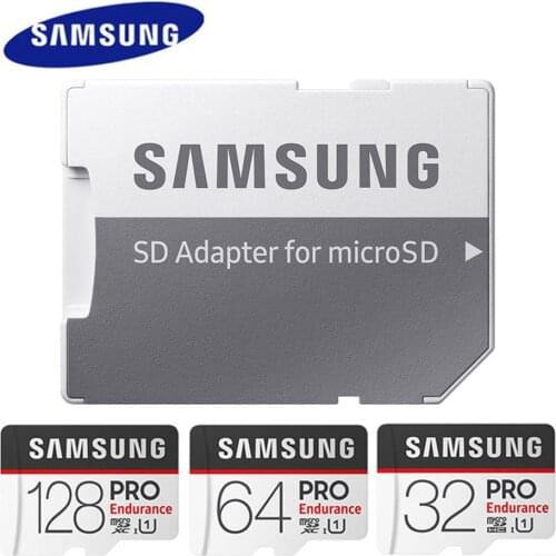 SAMSUNG PRO Endurance microSD Card 32GB 64GB 128GB U1microSDHC/SDXC Memory Card Read speed Up to 100MB/s for Video Surveillance