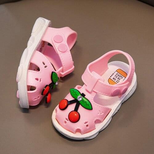 Summer Kids Shoes 2021 Baby Shoes Children Beach Sandals Toddler Baby Girls Boys Shoes Fruit Sandals Shoes Slippers Sandales