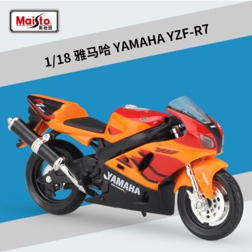 Maisto 1:18 Diecast YZF-R7 YZF R1 TT-R 250 Alloy Metal Motorcycle Road Racing Model
