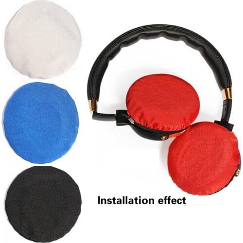 Washable Ear Pad Covers Dust-proof Earmuffs Earmuffs Cushion 10cm 8cm General Earpads Dust Cover for Denon/Sony/Razer/Akg
