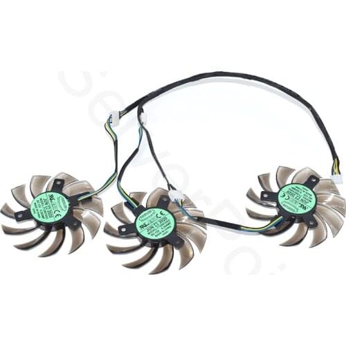 New For EVERFLOW T128010SU for GTX760 770 780 DC12V 0.35A Cooling Fan Free Shipping