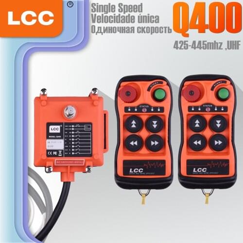 Q400 LCC Universal Remote Control Coding Program Patent Product Industrial Wireless Control Mechanical Equipment Controller