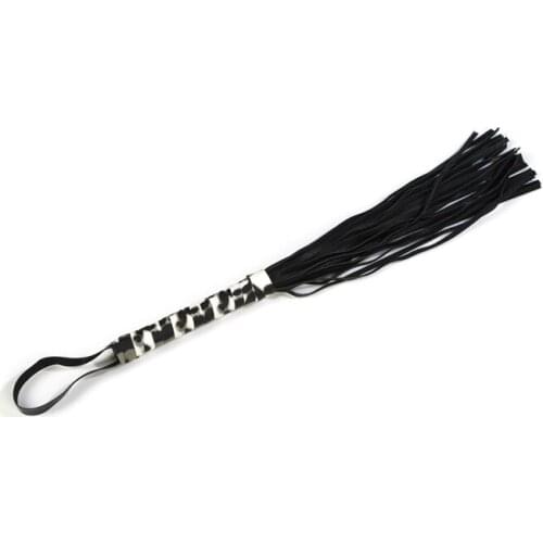 Sexy Leopard PU Leather Fetish Bondage Sex Whip Bdsm Sex Toys For Couples Spanking Paddle Sexy Knout Adult Games ST158