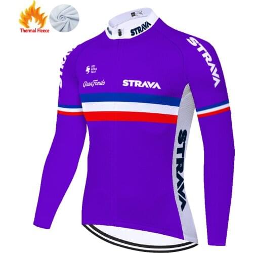 Strava Winter Thermal Fleece 자전거옷 Roupa Masculino Tenue Velo Homme Ropa Retro Cycling Jersey Maillot Ciclismo Hombre Ciclismo