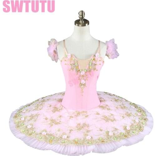 Women professional ballet tutu pink girl tutu ballet kids ballet tutu pink classical ballet costumes BT8991