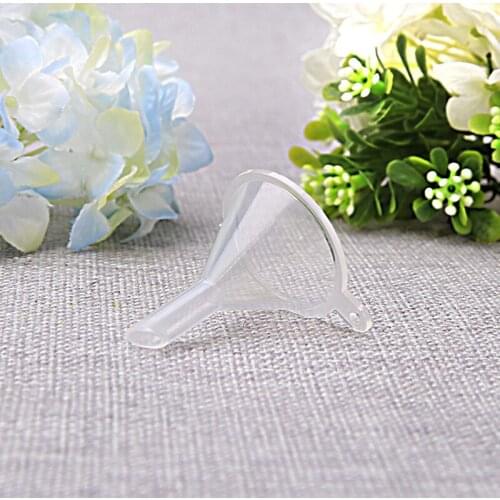 Liquid Dispensing Perfume Funnel Electrochemical Aluminum Plastic Mini Funnel Cosmetic Coner Perfume Refillable tool 100pcs/lot