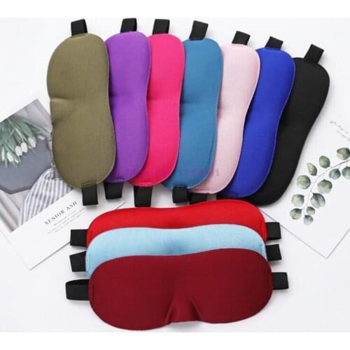 1000pcs 3D Sleep Mask Natural Sleeping Eye Mask Eyeshade Cover Shade Eye Patch Women Men Soft Portable Blindfold Travel Eyepatch