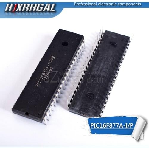 2pcs PIC16F877A-I/P DIP40 PIC16F877A DIP 16F877A-I 16F877A PIC16F877
