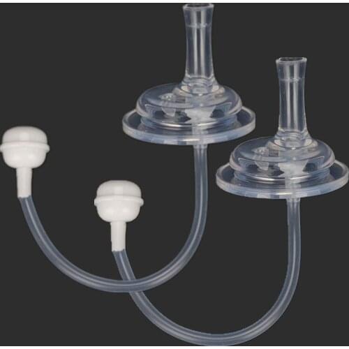 2Set Baby Bottle Straw Cup Straw Accessories Replacement Wide Mouth Caliber Silicone Feeding Accessories