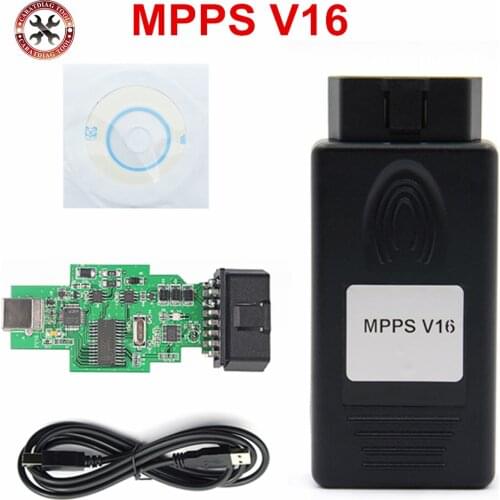 2019 Newest MPPS V16 ECU Chip Tuning for EDC15 EDC16 EDC17 Inkl CHECKSUM Read/Write Flash Multi languages Free Shipping