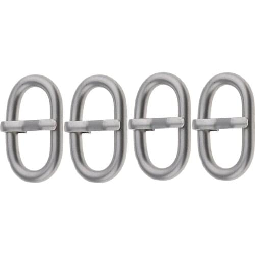 4 Pieces/Lot Grit Matte Polished Premium Stainless Steel Nylon Strap PU Leather Band Watch Bnad Pin Buckle