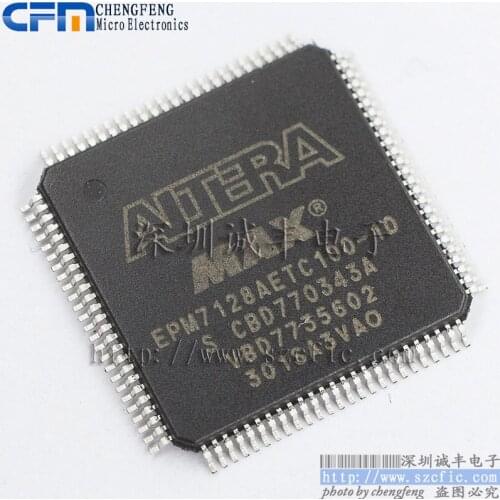 5pieces EPM7128AETC100-10 EPM7128AETC100-10N CPLD