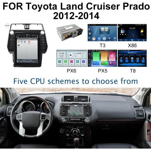 Double Din 2 DIN Android 10.0 Car radio FOR Toyota Land Cruiser Prado 2012-2014 car stereo autoradio auto audio GPS navigation