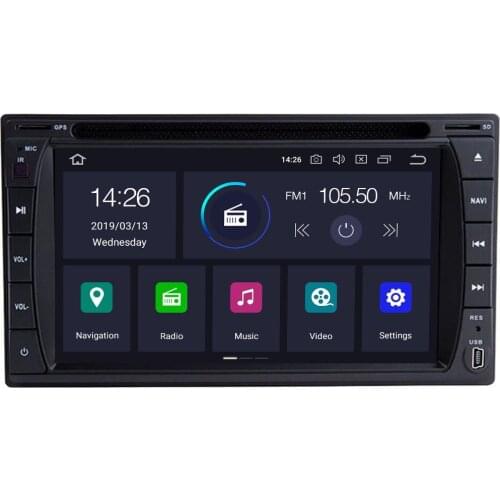 2 Din Android 10 8 core 4+64G Car Radio Stereo Universal Car DVD Player GPS Navigation Wifi Bluetooth USB Radio Audio Head unit
