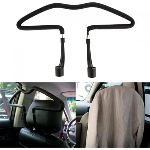Black Hangers Multifunctional Scalable Hangers Clothes Rack Auto Supplies Car Accessories For vw mazda
