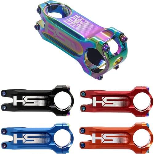 Colorful bike Stem XC/AM 31.8*80mm 0 Degree CNC 31.8mm Handlebar Stem Bicycle 28.6mm Steerer