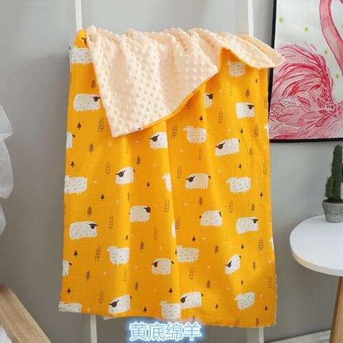 Elinfant muslin gauze 70*110cm baby blanket soft warm swaddle blanket free shipping