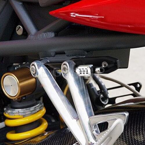 For Triumph Daytona 675 2009 2010 2011 2012 2013 Daytona 675 R Motorcycle Helmet Lock PIN Code Bloqueo De Casco