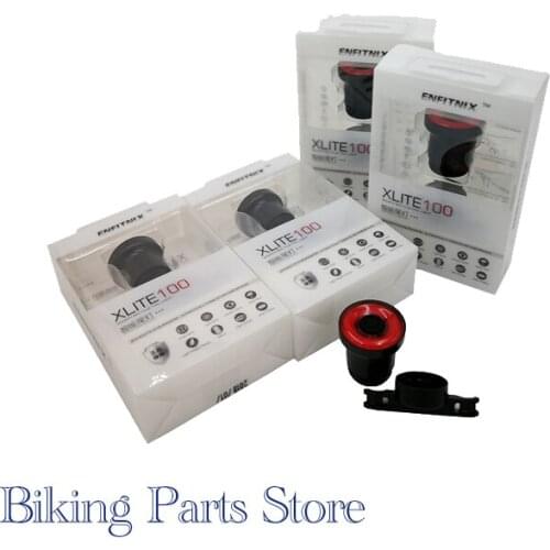 Enfitnix Xlite 100 Bicycle Flashlight Rear Light Auto Start/Stop Brake Sensing IPX6 Waterproof LED Charging Cycling Taillight