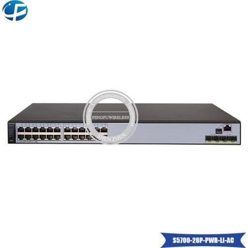 S5700-28P-PWR-LI-AC Hua Wei 24Port POE 4 SFP Gigabit Switch