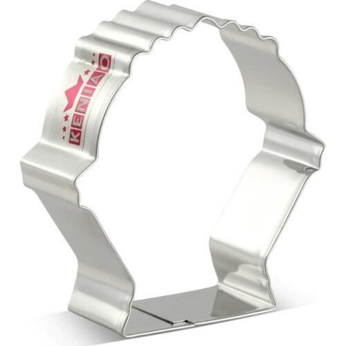 KENIAO Flower basket Cookie Cutter for New Year Party - 7.5 x 7.3 cm - Biscuit /Fondant /Pastry /Bread Cutter - Stainless Steel