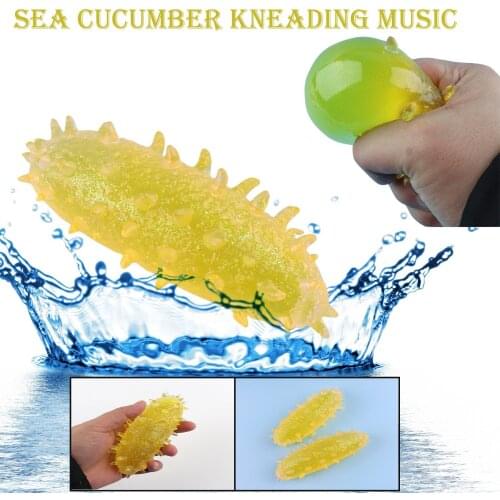 Creative Fidget Toys Antistress Simulation Sea Cucumber Squishy Toy Kids Adult Fidgets Stress Relief Decompression Vent Toy