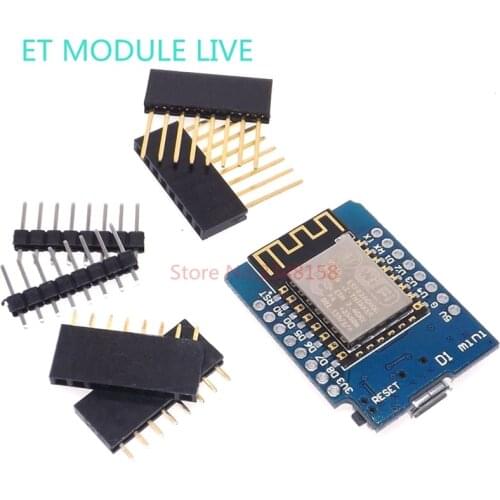 D1 Mini NodeMCU Lua IOT Board ESP8266 ESP-12F CH340C V2 USB D1 Mini WIFI Development Board 3.3V With Pins