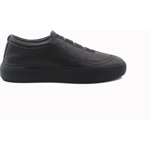 Ülkü Yaman Collection - Genuine Leather Mens Casual Shoes Black Brand New Mens Shoes